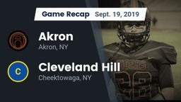 Recap: Akron  vs. Cleveland Hill  2019