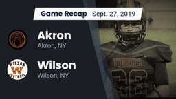 Recap: Akron  vs. Wilson  2019