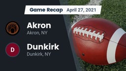 Recap: Akron  vs. Dunkirk  2021