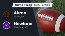 Recap: Akron  vs. Newfane  2021