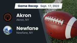 Recap: Akron  vs. Newfane  2022