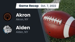 Recap: Akron  vs. Alden  2022
