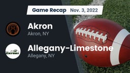 Recap: Akron  vs. Allegany-Limestone  2022