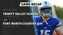 Recap: Trinity Valley School vs. Fort Worth Country Day  2016