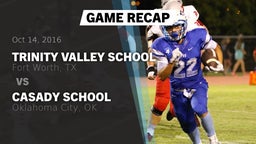 Recap: Trinity Valley School vs. Casady School 2016