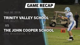 Recap: Trinity Valley School vs. The John Cooper School 2016