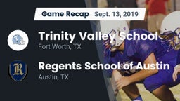 Recap: Trinity Valley School vs. Regents School of Austin 2019