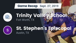 Recap: Trinity Valley School vs. St. Stephen's Episcopal  2019
