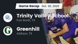 Recap: Trinity Valley School vs. Greenhill  2020