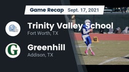 Recap: Trinity Valley School vs. Greenhill  2021