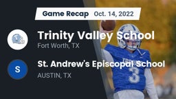 Recap: Trinity Valley School vs. St. Andrew's Episcopal School 2022