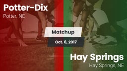 Matchup: Potter-Dix vs. Hay Springs  2017