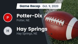 Recap: Potter-Dix  vs. Hay Springs  2020