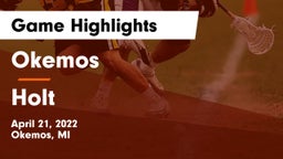 Okemos  vs Holt  Game Highlights - April 21, 2022