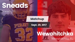 Matchup: Sneads vs. Wewahitchka  2017