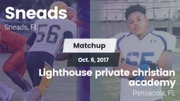 Matchup: Sneads vs. Lighthouse private christian academy 2017