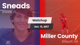 Matchup: Sneads vs. Miller County  2017