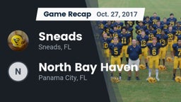 Recap: Sneads  vs. North Bay Haven  2017