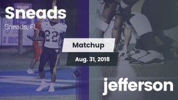 Matchup: Sneads vs. jefferson 2018