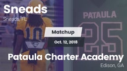 Matchup: Sneads vs. Pataula Charter Academy 2018