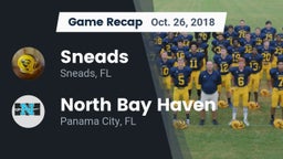 Recap: Sneads  vs. North Bay Haven  2018