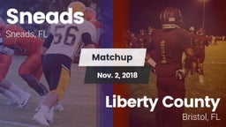Matchup: Sneads vs. Liberty County  2018