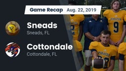Recap: Sneads  vs. Cottondale  2019