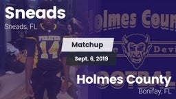 Matchup: Sneads vs. Holmes County  2019