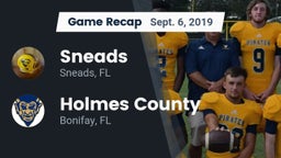 Recap: Sneads  vs. Holmes County  2019