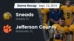 Recap: Sneads  vs. Jefferson County  2019