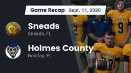 Recap: Sneads  vs. Holmes County  2020