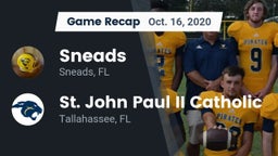 Recap: Sneads  vs. St. John Paul II Catholic  2020