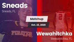 Matchup: Sneads vs. Wewahitchka  2020