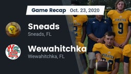 Recap: Sneads  vs. Wewahitchka  2020