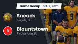 Recap: Sneads  vs. Blountstown  2020