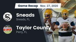 Recap: Sneads  vs. Taylor County  2020