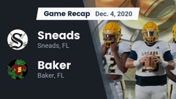 Recap: Sneads  vs. Baker  2020
