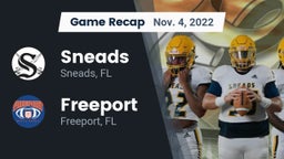 Recap: Sneads  vs. Freeport  2022