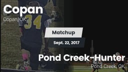 Matchup: Copan vs. Pond Creek-Hunter  2017
