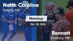 Matchup: North Caroline vs. Bennett  2016