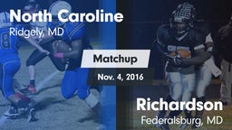 Matchup: North Caroline vs. Richardson  2016
