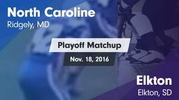 Matchup: North Caroline vs. Elkton  2016