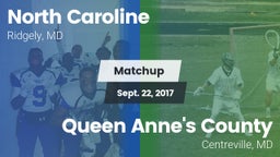 Matchup: North Caroline vs. Queen Anne's County  2017