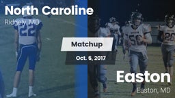 Matchup: North Caroline vs. Easton  2017