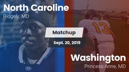 Matchup: North Caroline vs. Washington  2019