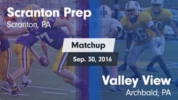 Matchup: Scranton Prep vs. Valley View  2016