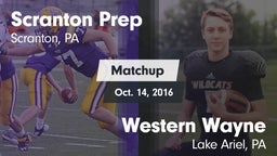 Matchup: Scranton Prep vs. Western Wayne  2016