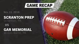 Recap: Scranton Prep  vs. GAR Memorial  2016