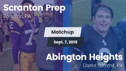Matchup: Scranton Prep vs. Abington Heights  2019