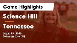Science Hill  vs Tennessee  Game Highlights - Sept. 29, 2020